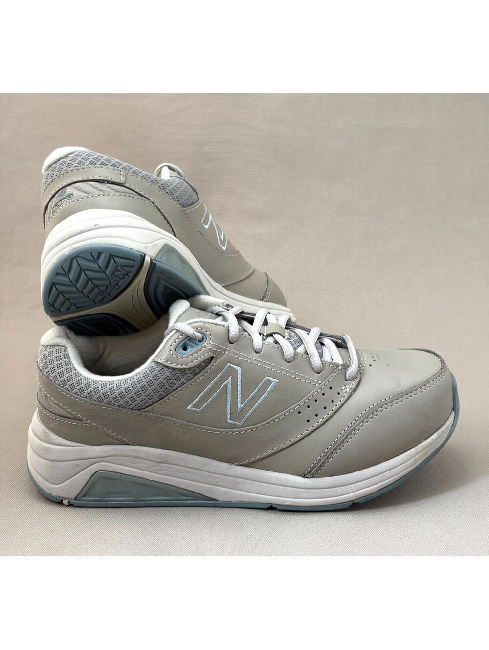 New Balance 928v3 Womens Size 6 4E Extra Wide Grey Leather Walking Shoes WW928GR